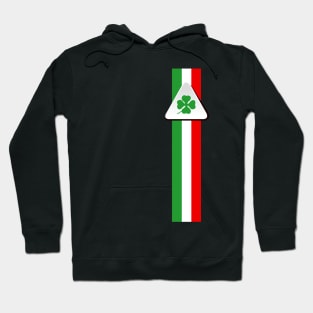 Alfa Romeo logo - Italian striping Hoodie